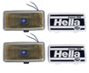Hella 550 Series 55W 12V H3 Fog Lamp Kit - Amber Hella