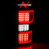 ANZO 2018-2019 Ford F-150 LED Taillight Chrome (Red Light Bar) (w/ Sequential) ANZO