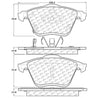 StopTech Street Touring 06-07 Mazda 6 Front Brake Pads Stoptech