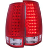 ANZO 2007-2014 Chevrolet Suburban LED Taillights Red/Clear G4 ANZO