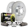 Power Stop 04-07 Cadillac CTS Front Z26 Street Warrior Brake Kit PowerStop