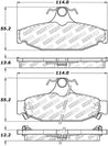 StopTech Street Select Brake Pads - Front Stoptech