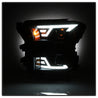 xTune 15-17 Ford F-150 DRL LED Light Bar Projector Headlights - Black (PRO-JH-FF15015-LB-BK) SPYDER