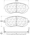 StopTech Performance 03-05 WRX/ 08 WRX Front Brake Pads Stoptech