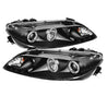 Spyder Mazda 6 03-05 With Fog Lights Projector Headlights LED Halo DRL Blk PRO-YD-M603-FOG-DRL-BK SPYDER