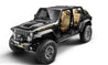 Bushwacker Jeep Wrangler JL Trail Armor Rocker Panel and Sill Plate Cover- Black Bushwacker