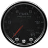 Autometer Spek-Pro Gauge Fuel Press 2 1/16in 15psi Stepper Motor W/Peak & Warn Blk/Smoke/Blk AutoMeter