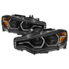 Spyder 12-14 BMW F30 3 Series 4DR Projector Headlights - LED DRL - Black (PRO-YD-BMWF3012-DRL-BK) SPYDER