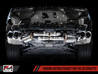 AWE Tuning 2020 Chevrolet Corvette (C8) Touring Edition Exhaust - Quad Diamond Black Tips AWE Tuning