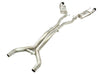 aFe MACHForce XP Exhaust 3in Stainless Stee CB/10-13 Chevy Camaro V8-6.2L (td) (gloss blk tip) aFe