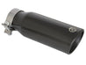aFe MACH Force-Xp 409 Stainless Steel Clamp-on Exhaust Tip 3in Inlet 4in Outlet - Black aFe