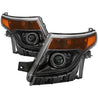xTune 11-15 Ford Explorer OEM Style Halogen Headlights - Black (HD-JH-FEXP11-AM-BK) SPYDER