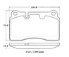 StopTech Performance 14-17 Volkswagen Touareg Front Brake Pads Stoptech