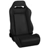 Rugged Ridge Sport Front Seat Reclinable Black Denim 76-02 CJ&Wrang Rugged Ridge