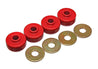 Energy Suspension 84-96 Chevy Corvette Red Spring Cushions for Rear Leaf Spring Bushing Set Energy Suspension