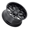 Black Rhino Sierra 18x9.0 5x139.7 ET00 CB 78.1 Gloss Black w/Milled Spokes Wheel freeshipping - Speedzone Performance LLC