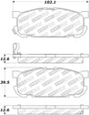 StopTech Street Touring 01-05 Miata w/ Sport Suspension Rear Brake Pads D891 Stoptech