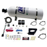 Nitrous Express GM LS 78mm 3-Bolt Nitrous Plate Kit (50-350HP) w/15lb Bottle Nitrous Express