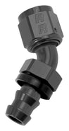 Russell Performance -6 AN Twist-Lok 45 Degree Hose End (Black) Russell