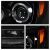 Xtune Toyota Tacoma 05-11 Halo Projector Headlights Black PRO-JH-TT05-LED-BK SPYDER