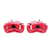 Power Stop 12-17 Hyundai Accent Front Red Calipers w/Brackets - Pair PowerStop