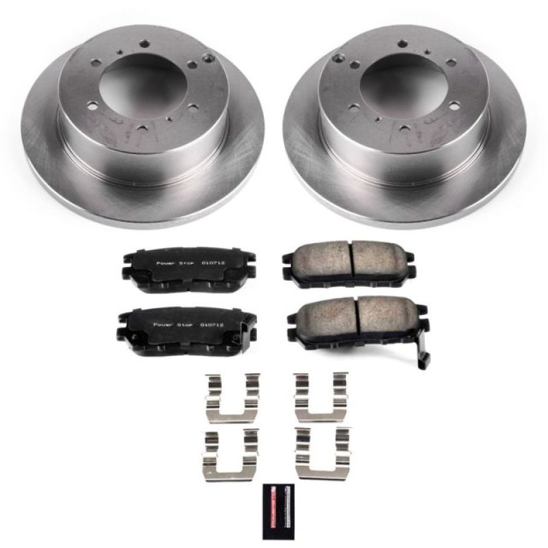 Power Stop 91-00 Mitsubishi Montero Rear Autospecialty Brake Kit PowerStop