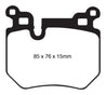 EBC 08-10 BMW 135 3.0 Twin Turbo Yellowstuff Rear Brake Pads EBC