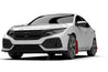 Rally Armor 17-21 Honda Civic Sport & Touring (Hatch) Red UR Mud Flap w/ White Logo Rally Armor