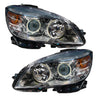Oracle 08-11 Mercedes Benz C-Class Pre-Assembled Headlights Chrome - ColorSHIFT w/ Simple Controller ORACLE Lighting