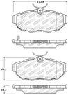 StopTech Street Select Brake Pads - Rear Stoptech