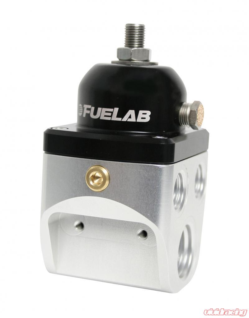 Fuelab 585 Carb Adjustable 4 Port FPR Blocking 4-12 PSI (2) -10AN In (4) -6AN Out Fuelab