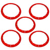 Ford Racing 2021+ Ford Bronco Functional Bead Lock Ring Kit - Red Ford Racing