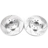 Power Stop 06-12 Ford Fusion Front Evolution Drilled & Slotted Rotors - Pair PowerStop