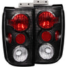 ANZO 1997-2002 Ford Expedition Taillights Black ANZO