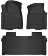 Husky Liners 19-22 Chevrolet Silverado Crew Cab X-Act Contour Front & Second Seat Floor Liners Husky Liners