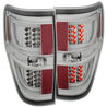 ANZO 2009-2013 Ford F-150 LED Taillights Chrome ANZO