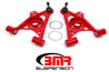 BMR 94-04 Mustang Lower Non-Adj. A-Arms (Poly) w/ Tall Ball Joint / Spring Pocket - Red BMR Suspension