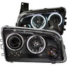 ANZO 2006-2010 Dodge Charger Projector Headlights w/ Halo Chrome (CCFL) ANZO