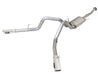 aFe MACHForce XP Exhaust 3in SS Dual Side Exit CB w/ Polish Tips 15 Ford F150 Ecoboost V6-2.7L/3.5L aFe