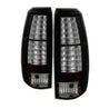 Spyder Chevy Avalanche 07-13 LED Tail Lights Black ALT-YD-CAV07-LED-BK SPYDER