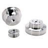 BBK 88-95 GM Truck 4.3 5.0 5.7 Underdrive Pulley Kit - Lightweight CNC Billet Aluminum (3pc) BBK