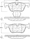 StopTech Street Select Brake Pads w/Hardware - Rear Stoptech