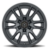 ICON Vector 6 17x8.5 6x5.5 0mm Offset 4.75in BS 106.1mm Bore Satin Black Wheel ICON