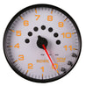 Autometer Spek-Pro Gauge Tachometer 5in 11K Rpm W/Shift Light & Peak Mem White/Black AutoMeter