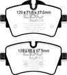 EBC 14+ Mini Hardtop 2.0 Turbo Cooper S Ultimax2 Front Brake Pads EBC