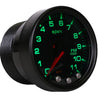 Autometer Spek-Pro Gauge Tach 2 1/16in 11K Rpm W/ Shift Light & Peak Mem Blk/Smoke/Blk AutoMeter