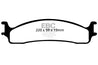 EBC 06-11 Dodge Ram 1500 Mega Cab 2WD Yellowstuff Front Brake Pads EBC