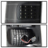 xTune 03-06 Chevrolet Silverado 1500 LED Tail Lights - Black (ALT-JH-CSIL03-LED-BK) SPYDER