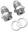 Russell Performance -6 AN Carb Adapter Fittings (2 pcs.) Zinc Russell