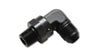 Vibrant -6AN to 3/8in NPT Male Swivel 90 Degree Adapter Fitting Vibrant